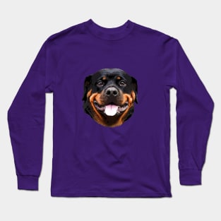 Rottweiler That cute smile! Long Sleeve T-Shirt